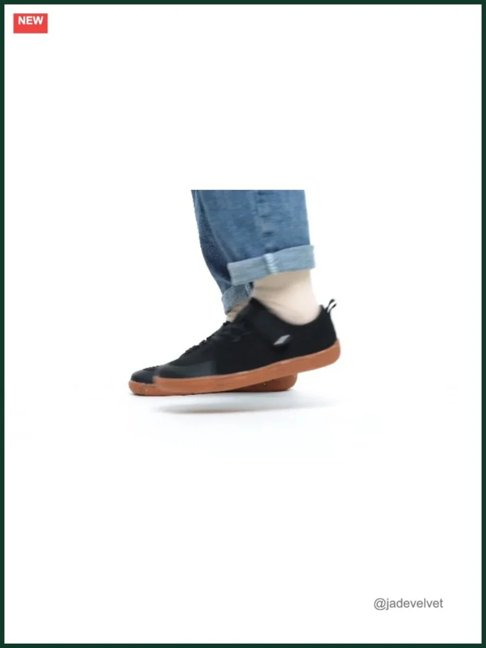 Wide Toe Box Barefoot School Shoes with Hook & Loop Straps